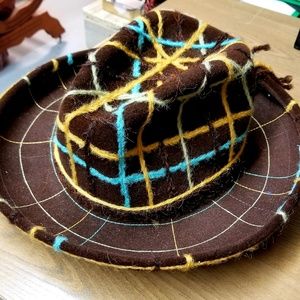 VINTAGE 1960s 70s YSL Yves Saint Laurent Hat Wool